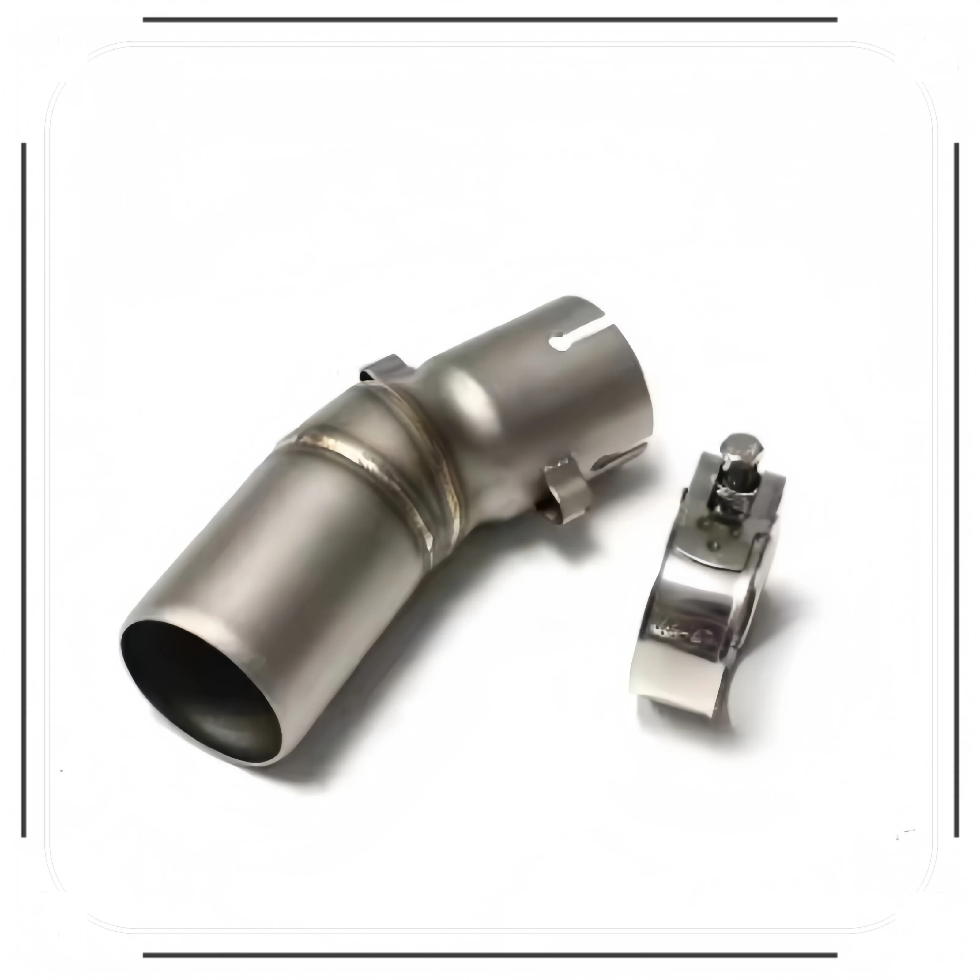 Motorcycle 51mm Exhaust Middle Link Pipe Connector For CFMOTO 450SR Mid Pipe Adapter Connect Exhaust Header and Muffler
Motorcycle 51mm Exhaust Middle Link Pipe Connector For CFMOTO 450SR Mid Pipe Adapter Connect Exhaust Header and Muffler