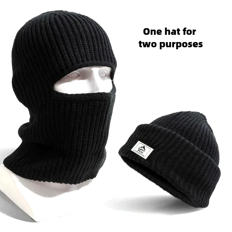 2 in1 Winter Mask Beanies Hats Warm Knitted Balaclava Hats Windproof Solid Full Face Ski Bonnet Tactical Cycling Earmuffs Cap
2 in1 Winter Mask Beanies Hats Warm Knitted Balaclava Hats Windproof Solid Full Face Ski Bonnet Tactical Cycling Earmuffs Cap