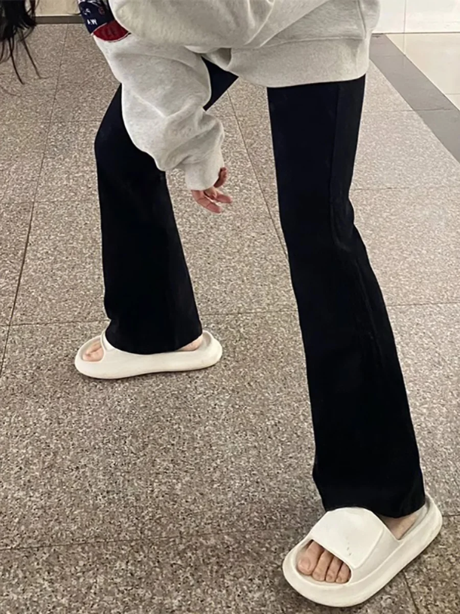 Джинсы Bell Bot с высокой талией больших размеров, женские эластичные утягивающие джинсовые брюки для груши, большие размеры, осенние новые брюки для сестер
Джинсы Bell Bot с высокой талией больших размеров, женские эластичные утягивающие джинсовые брюки для груши, большие размеры, осенние новые брюки для сестер