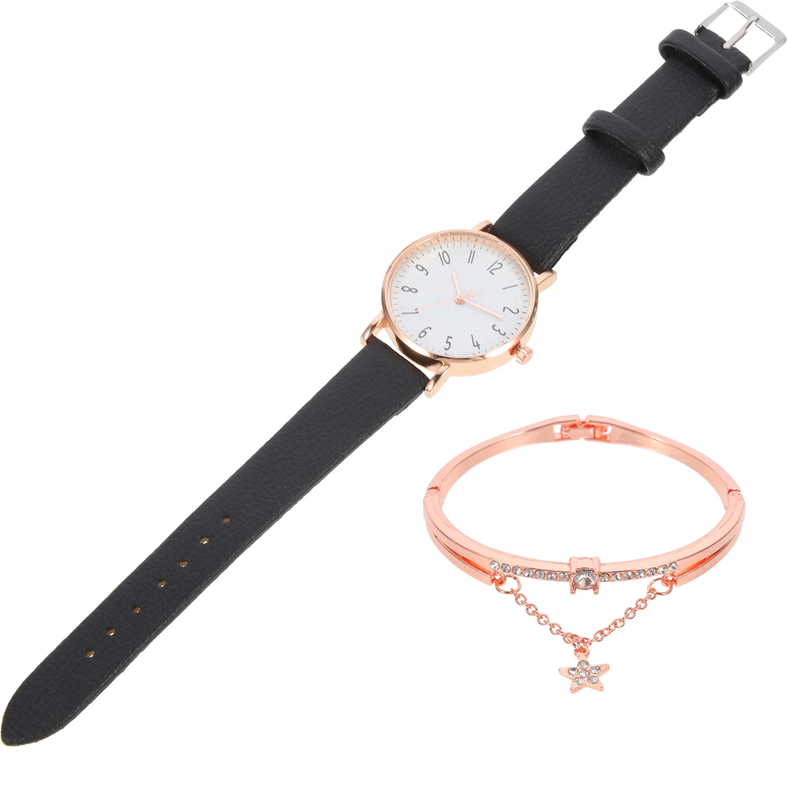 Quartz Watch Bracelet Set Elegant Women Fashionable Casual Delicate Wrist Watches for Female Girl Dress Accessories PU
Quartz Watch Bracelet Set Elegant Women Fashionable Casual Delicate Wrist Watches for Female Girl Dress Accessories PU