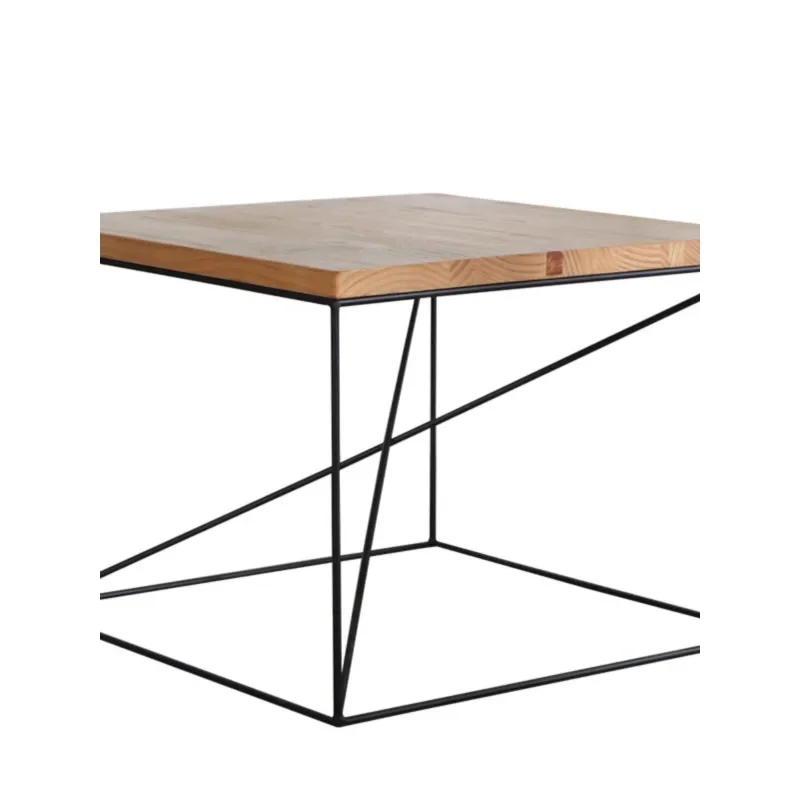 Retro ins wrought iron solid wood coffee table American minimalist small coffee table simple square edge corner coffee table
Retro ins wrought iron solid wood coffee table American minimalist small coffee table simple square edge corner coffee table