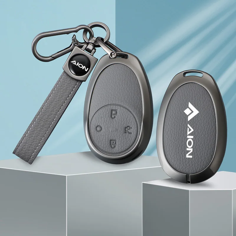 Metal leather Car Key Case Cover For Gac Aion V RT UT Y Plus 2024 2025 2026 Protection Shell Holder Fob Accessories
Metal leather Car Key Case Cover For Gac Aion V RT UT Y Plus 2024 2025 2026 Protection Shell Holder Fob Accessories