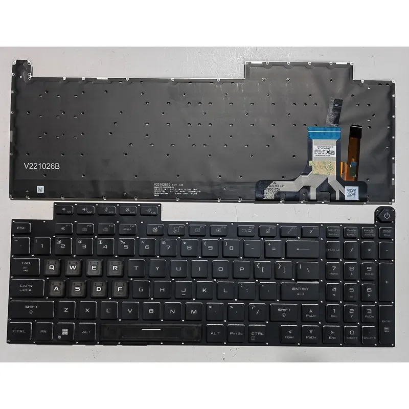Keyboard for US Asus ROG G814JV G834 G834J G834JZ Notebook
Keyboard for US Asus ROG G814JV G834 G834J G834JZ Notebook