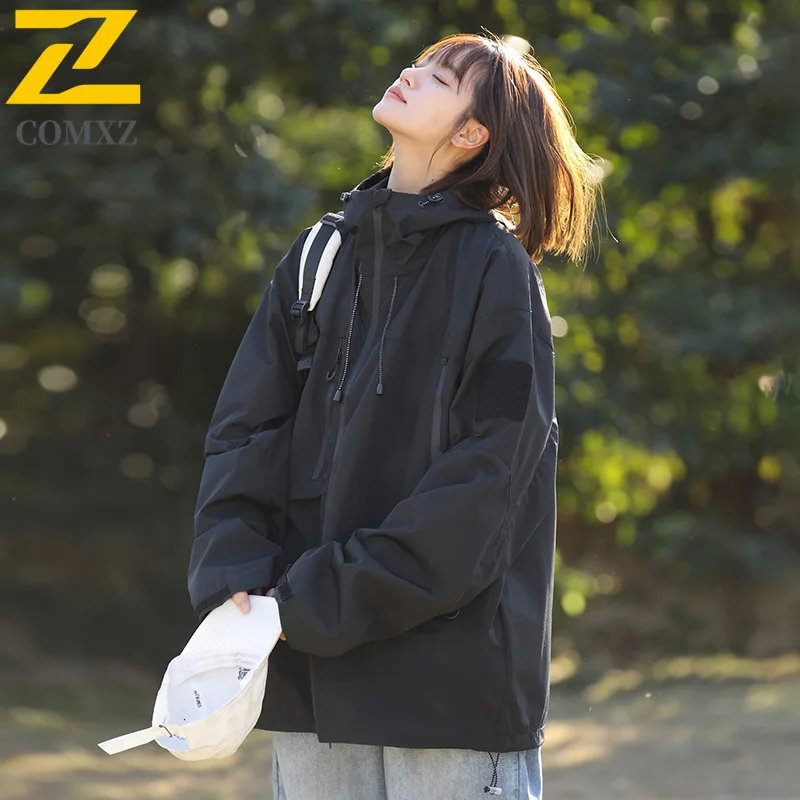 New Men's Jacket Autumn Fashion Solid Color Large Pocket Waterproof Windproof Jacket Retro Washed Hooded Outdoor Men's Clothing
New Men's Jacket Autumn Fashion Solid Color Large Pocket Waterproof Windproof Jacket Retro Washed Hooded Outdoor Men's Clothing