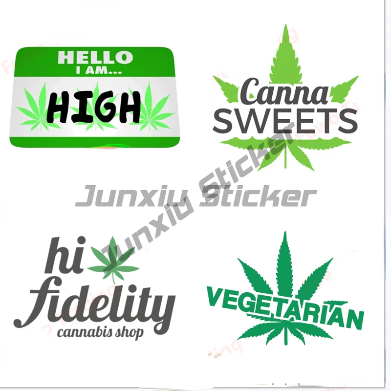 Fashion Creative Car Stickers Hello High Weed Vinyl Decal Window Motorcycle Camper Bumper Helmet Truck Laptop Decoration PVC
Fashion Creative Car Stickers Hello High Weed Vinyl Decal Window Motorcycle Camper Bumper Helmet Truck Laptop Decoration PVC