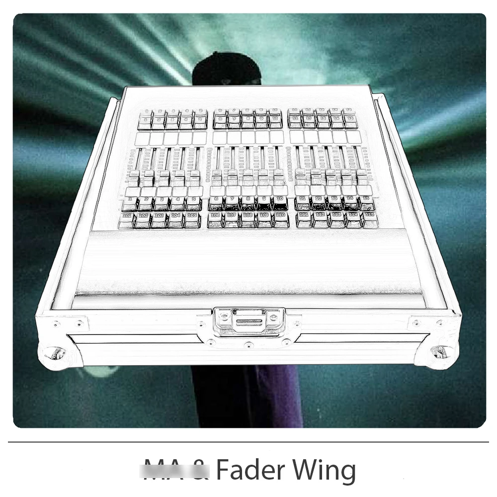 Fader wing Console stage lights controller dmx512 dj lighting console Command Wing For DJ Disco Moving Head Beam Wash
Fader wing Console stage lights controller dmx512 dj lighting console Command Wing For DJ Disco Moving Head Beam Wash
