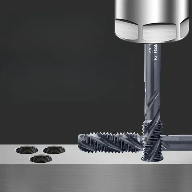 HSSE-M35 With OXIDATION Spiral Fluted Tap M2 M2.5 M3 M4 M5 M6 M8 M10 M12 Machine Screw Thread Taps For Blind Hole Tapping
HSSE-M35 With OXIDATION Spiral Fluted Tap M2 M2.5 M3 M4 M5 M6 M8 M10 M12 Machine Screw Thread Taps For Blind Hole Tapping