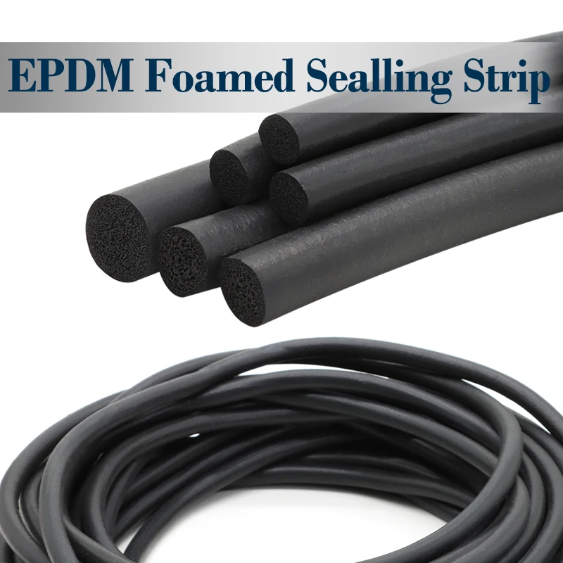 1/2/5M EPDM Foamed Rubber Sealling Strip 2/3/4/5/6/7/8/9/10/12/14/16/18/20mm Sound Proofing Dustproof O Type Round Seal Strips
1/2/5M EPDM Foamed Rubber Sealling Strip 2/3/4/5/6/7/8/9/10/12/14/16/18/20mm Sound Proofing Dustproof O Type Round Seal Strips