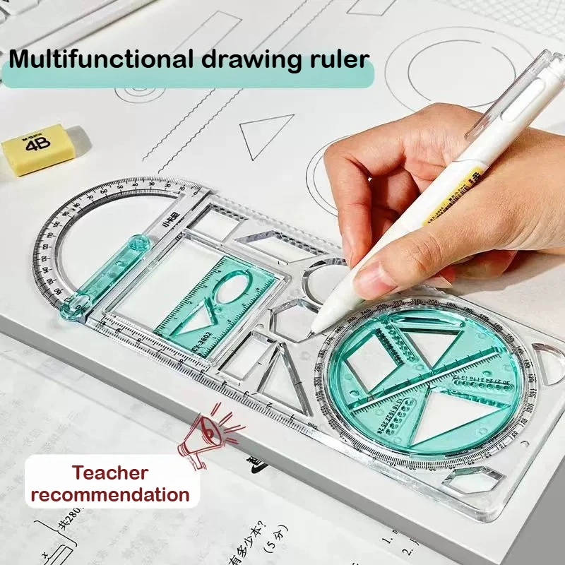 Многофункциональный набор геометрических линеек, шаблон для черчения, измерительный инструмент, канцелярские принадлежности для офиса, школы, художественные принадлежности
Многофункциональный набор геометрических линеек, шаблон для черчения, измерительный инструмент, канцелярские принадлежности для офиса, школы, художественные принадлежности
