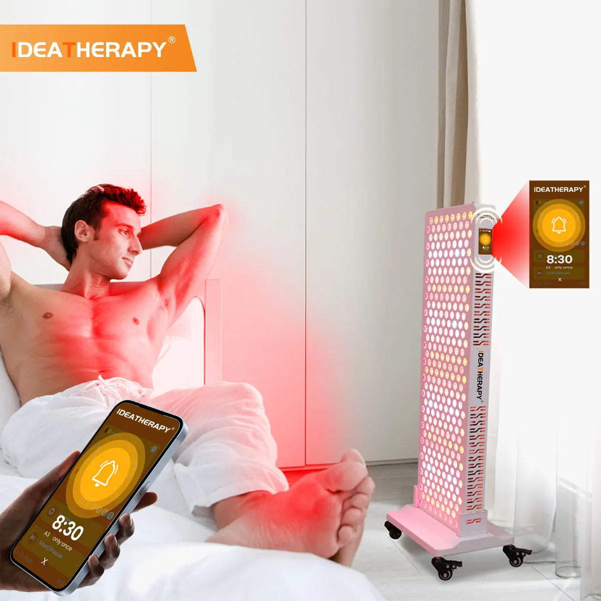IDEATHERAPY OEM/ODM 9 Wavelengths Half Body Pdt Led Body Light Therapy NIR Infrared Light Therapy Panel Red Light Therapy Panel
IDEATHERAPY OEM/ODM 9 Wavelengths Half Body Pdt Led Body Light Therapy NIR Infrared Light Therapy Panel Red Light Therapy Panel
