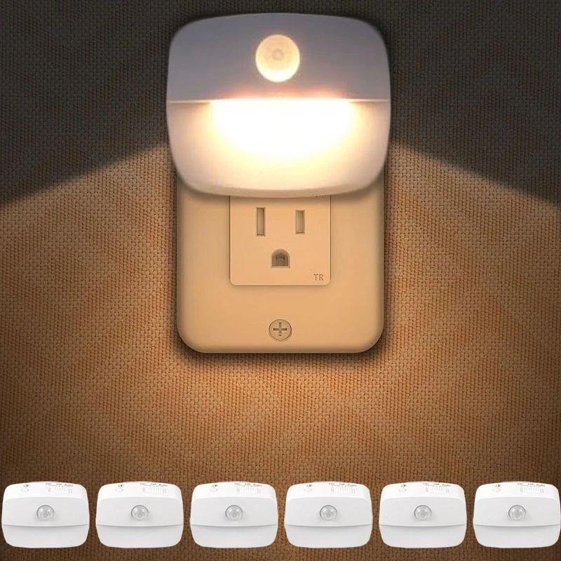 LED Night Lights Plug Into Wall with Dusk-to-Dawn Sensor Automatically Turn on And Off Night Light for Kids Bedroom Stairs
LED Night Lights Plug Into Wall with Dusk-to-Dawn Sensor Automatically Turn on And Off Night Light for Kids Bedroom Stairs