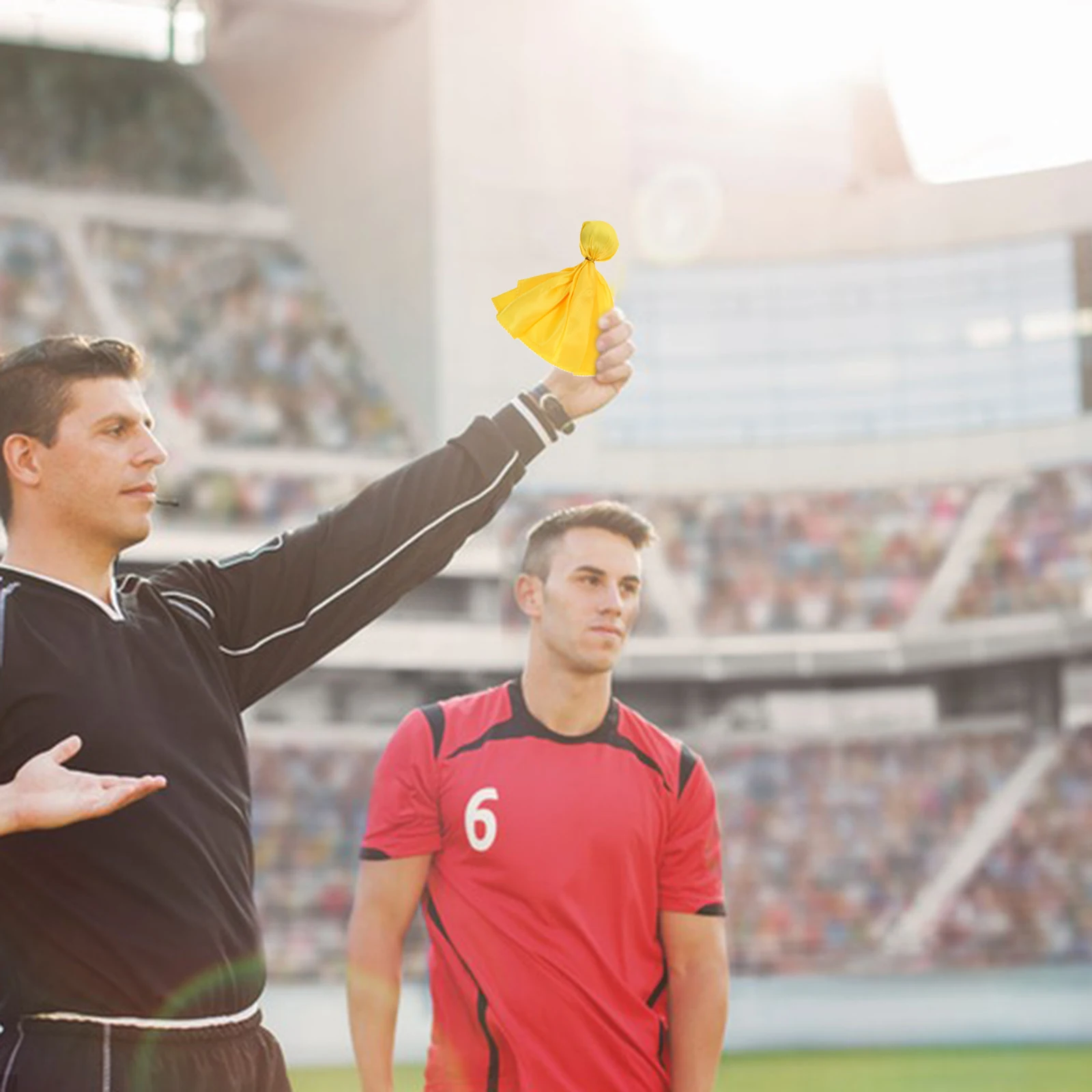 6PCS Soccer Penalty Flags Durable Bright Color Football Game Accessory Sports Props Referee Tossing Storage Easy
6PCS Soccer Penalty Flags Durable Bright Color Football Game Accessory Sports Props Referee Tossing Storage Easy