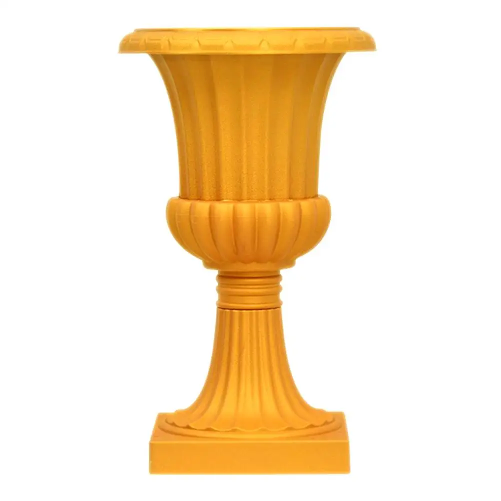 Roman Column Flower Pot Large Vintage Pots Golden Tall Plants Plastic Planter Retro Style Garden Balcony Decor
Roman Column Flower Pot Large Vintage Pots Golden Tall Plants Plastic Planter Retro Style Garden Balcony Decor