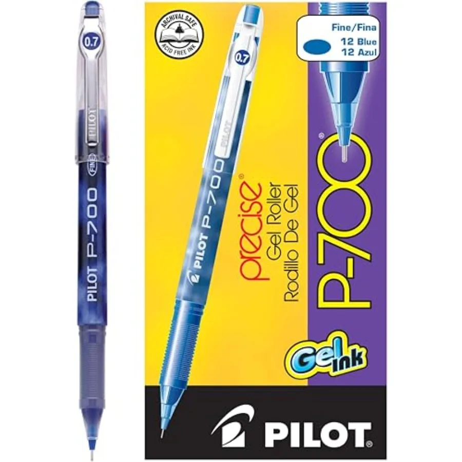 Precise P-700 Gel Ink Rolling Ball Stick Pens, Fine Point 0.7mm, Ink Pens, 12-Pack
Precise P-700 Gel Ink Rolling Ball Stick Pens, Fine Point 0.7mm, Ink Pens, 12-Pack