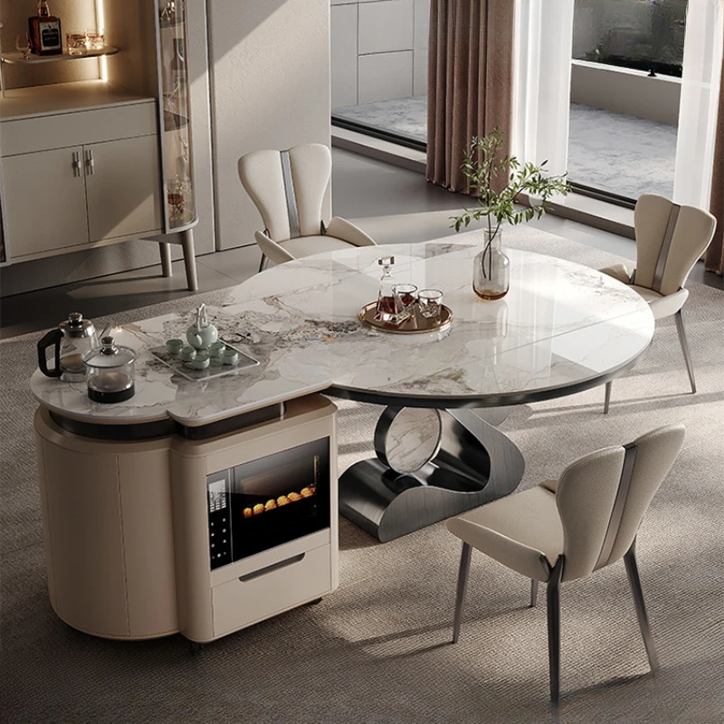 Island Table round Dining Table Integrated Kitchen Multi-Functional Light Luxury Advanced Stone Plate Retractable
Island Table round Dining Table Integrated Kitchen Multi-Functional Light Luxury Advanced Stone Plate Retractable