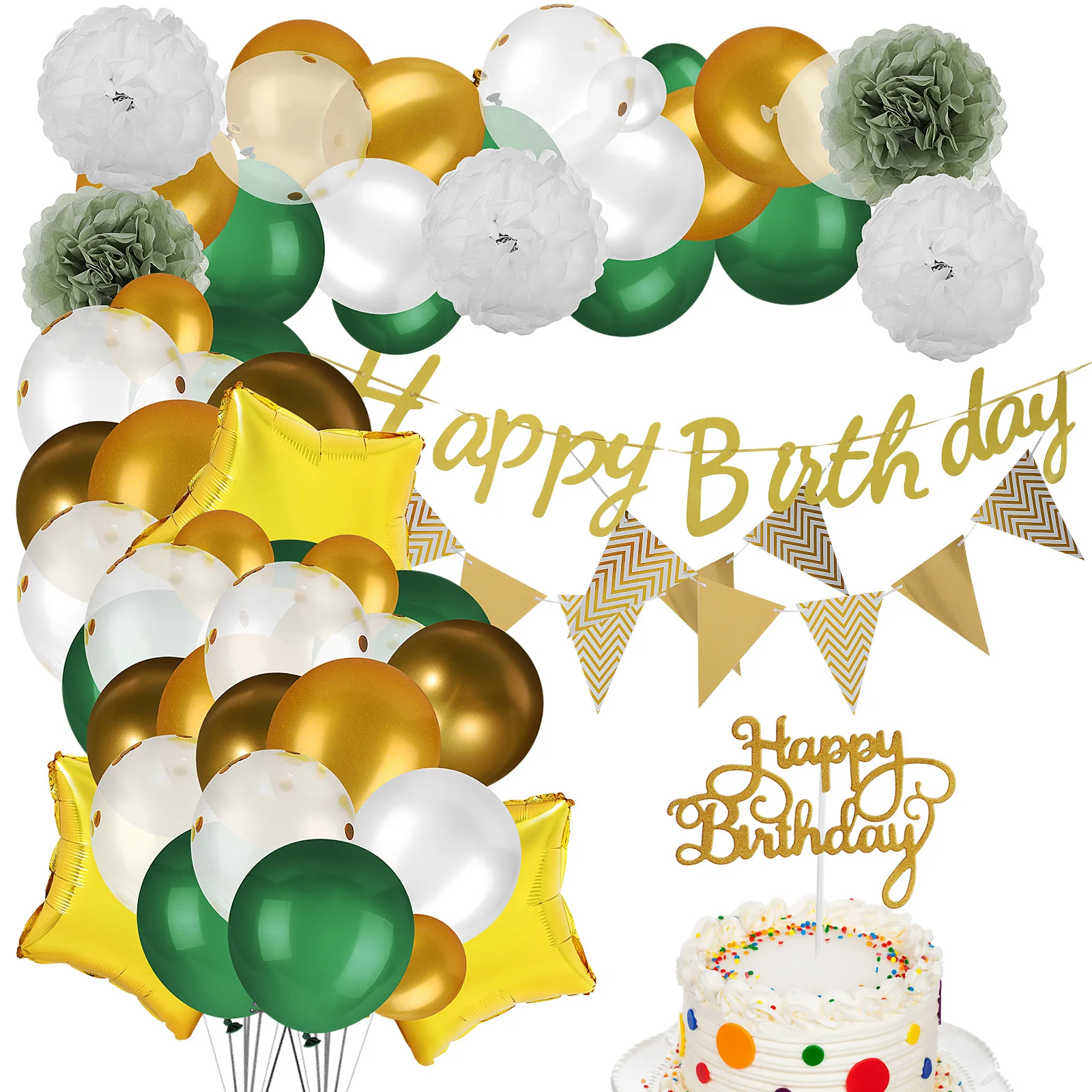 1 set Balloon Banner Avocado Green Birthday Decorations Balloons Cake Topper Birthday Banner Supplies
1 set Balloon Banner Avocado Green Birthday Decorations Balloons Cake Topper Birthday Banner Supplies