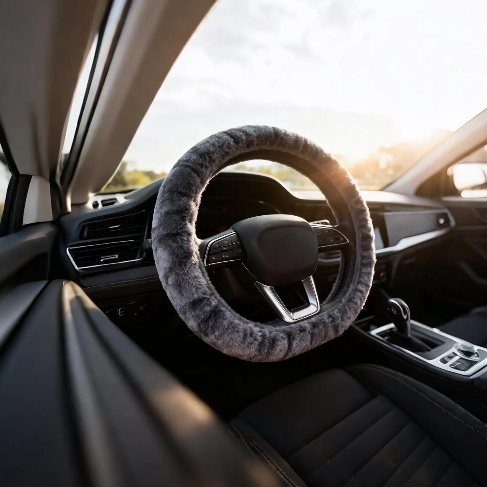 38cm Universal Car Steering Wheel Covers Winter Soft Warm Plush Steering Wheel Cover Auto Interior Decoration Accessories
38cm Universal Car Steering Wheel Covers Winter Soft Warm Plush Steering Wheel Cover Auto Interior Decoration Accessories