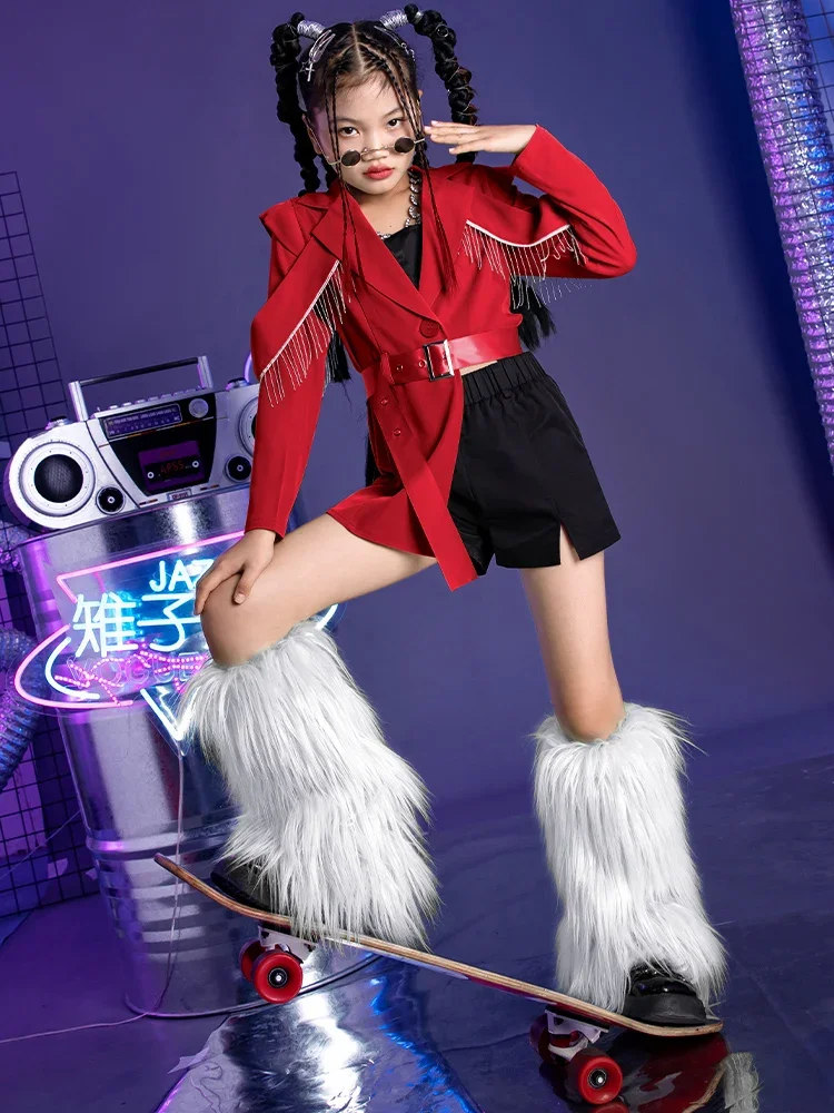 Children's Trendy Cool Jazz Dance Costume Girl's Performance Costume Set Children's
Children's Trendy Cool Jazz Dance Costume Girl's Performance Costume Set Children's