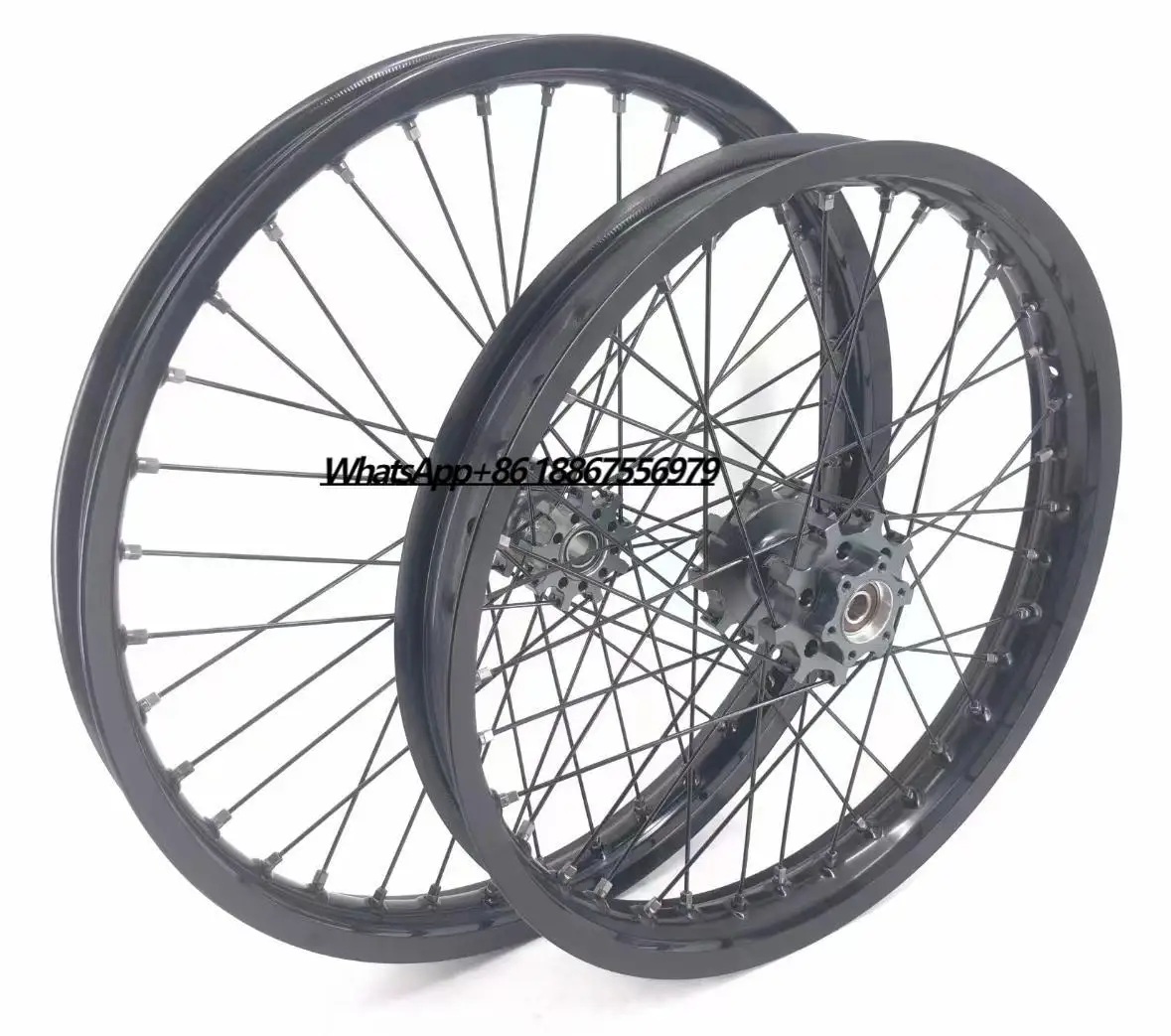 High Quality Electric Dirt Bike Sur Ron Parts All Black Wheels Set for Surron Light Bee Talaria Hubs 2019-2023
High Quality Electric Dirt Bike Sur Ron Parts All Black Wheels Set for Surron Light Bee Talaria Hubs 2019-2023