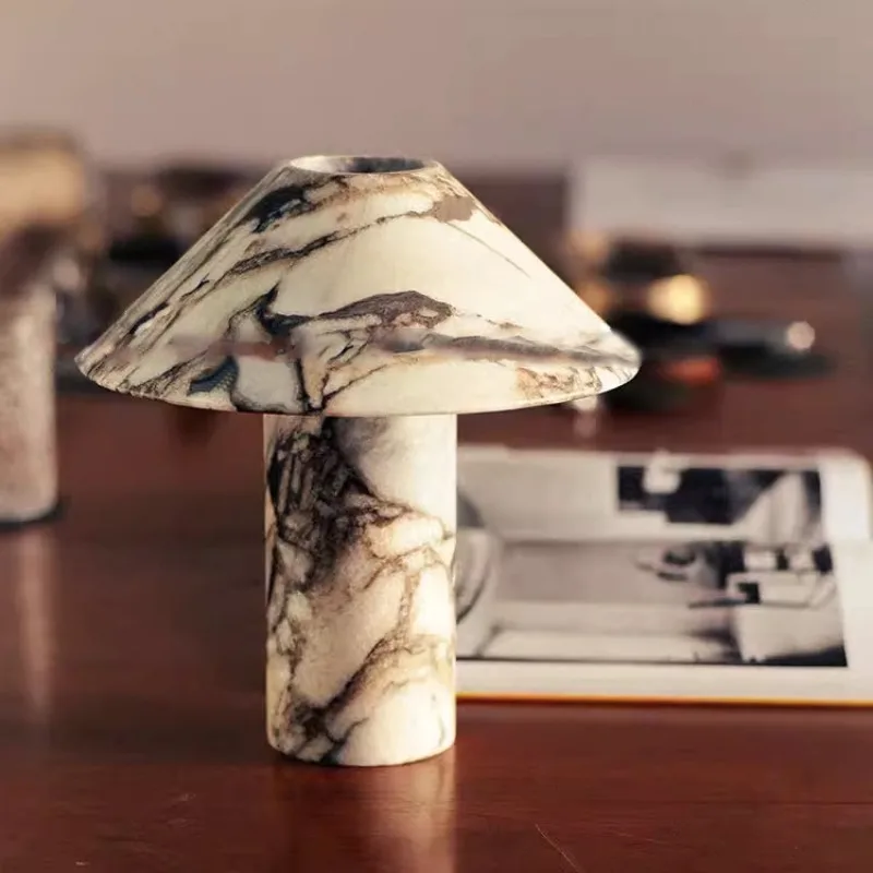 100% Natural Marble Table Lamp, Mid-Century Wabi Sabi for Designer Villas, Living Room, Bedroom & Study
100% Natural Marble Table Lamp, Mid-Century Wabi Sabi for Designer Villas, Living Room, Bedroom & Study
