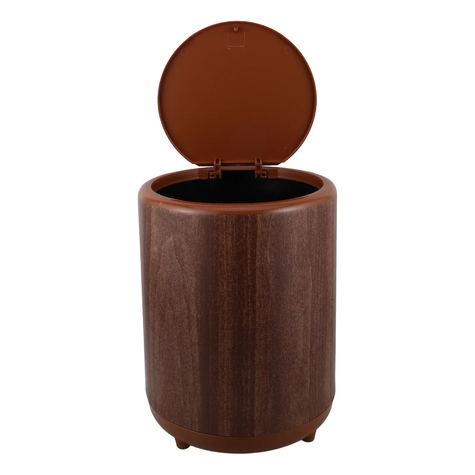Covered Wood Grain Trash Bin Round 12L Lidded Garbage Can Indoor Bathroom Kitchen Bedroom Office Hotel Slim Design Wastebasket
Covered Wood Grain Trash Bin Round 12L Lidded Garbage Can Indoor Bathroom Kitchen Bedroom Office Hotel Slim Design Wastebasket