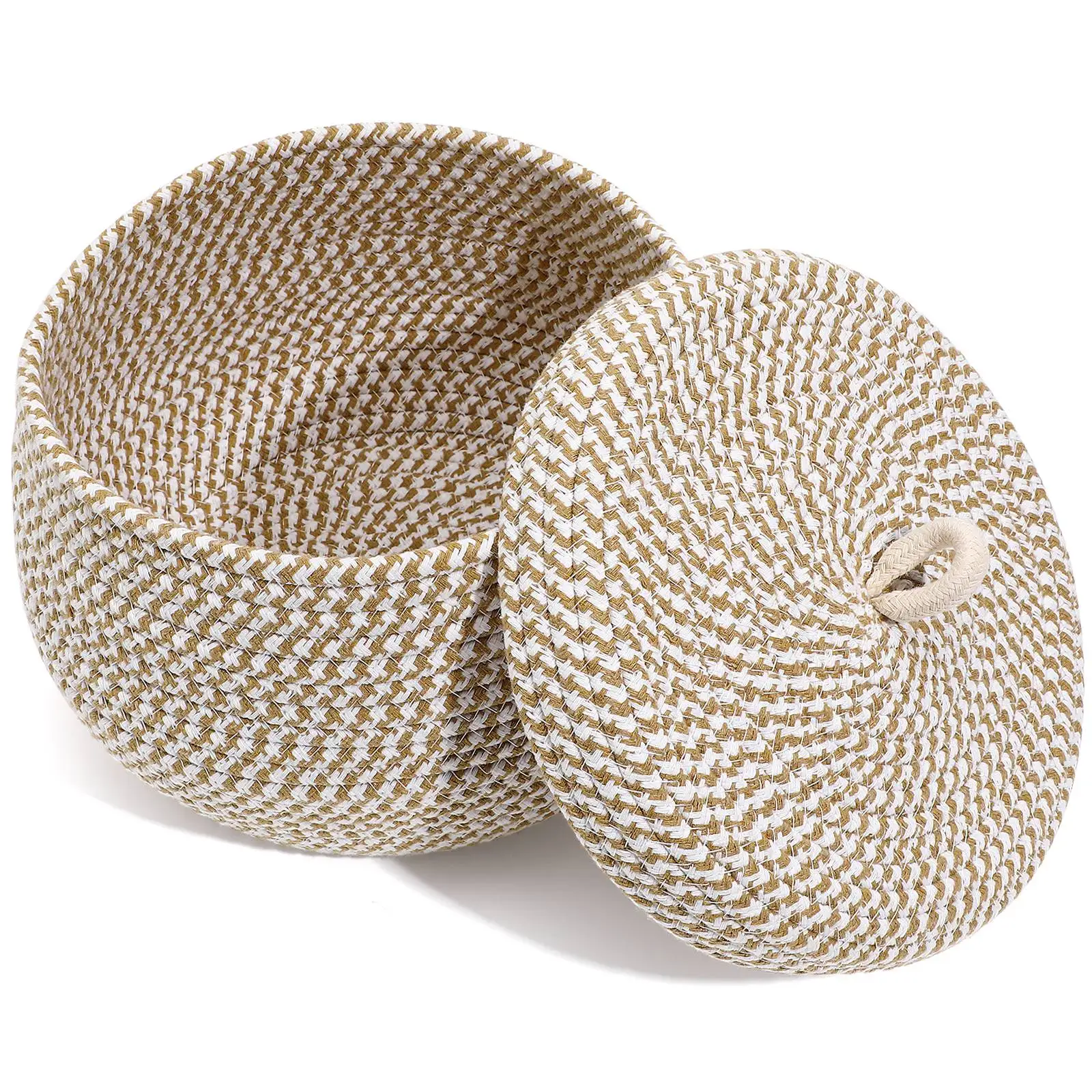 Woven Household Cotton Storage Baskets With Decorative Boxes With Lids Lids Basket Lid Small Storage Boxes Baskets
Woven Household Cotton Storage Baskets With Decorative Boxes With Lids Lids Basket Lid Small Storage Boxes Baskets