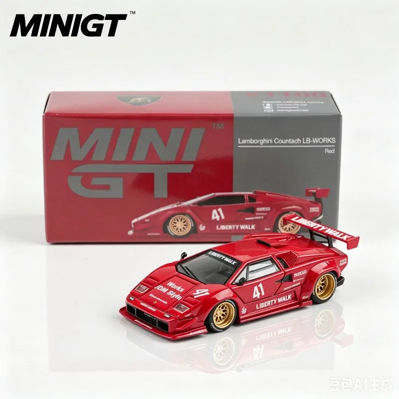 MINI GT 1:64 Kantash Countach 41 # wide body racing alloy die-casting car model, adult collectibles, holiday gifts, boys' toys.
MINI GT 1:64 Kantash Countach 41 # wide body racing alloy die-casting car model, adult collectibles, holiday gifts, boys' toys.