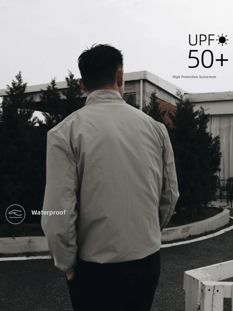 Men's Summer Outdoor Ice Silk Qui Dry ort Sve Stand Collar Sun Protection Clothing UPF50 Cool Feeling Breathable Fai...
Men's Summer Outdoor Ice Silk Qui Dry ort Sve Stand Collar Sun Protection Clothing UPF50 Cool Feeling Breathable Fai...