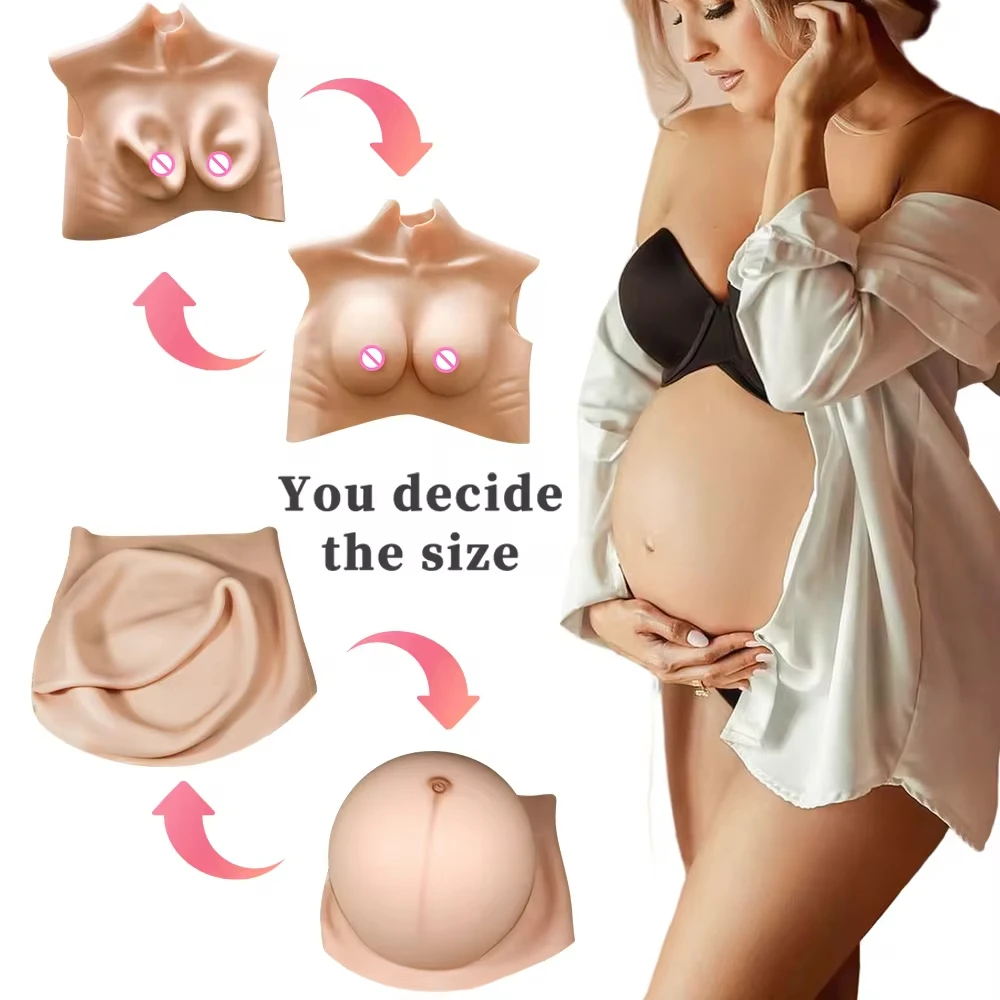 Diy Inflatable Realistic Big Cup Silicone Breast And Silicone Pregnant Belly Man To Woman Transvestite Crossdressing
Diy Inflatable Realistic Big Cup Silicone Breast And Silicone Pregnant Belly Man To Woman Transvestite Crossdressing
