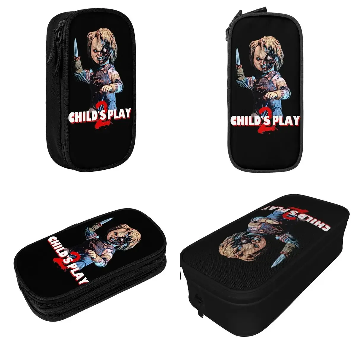 New Child's Play 2 Chucky Pencil Case Pencilcases Pen Holder Girls Boys Big Capacity Pencil Bags Students School Gift Stationery
New Child's Play 2 Chucky Pencil Case Pencilcases Pen Holder Girls Boys Big Capacity Pencil Bags Students School Gift Stationery