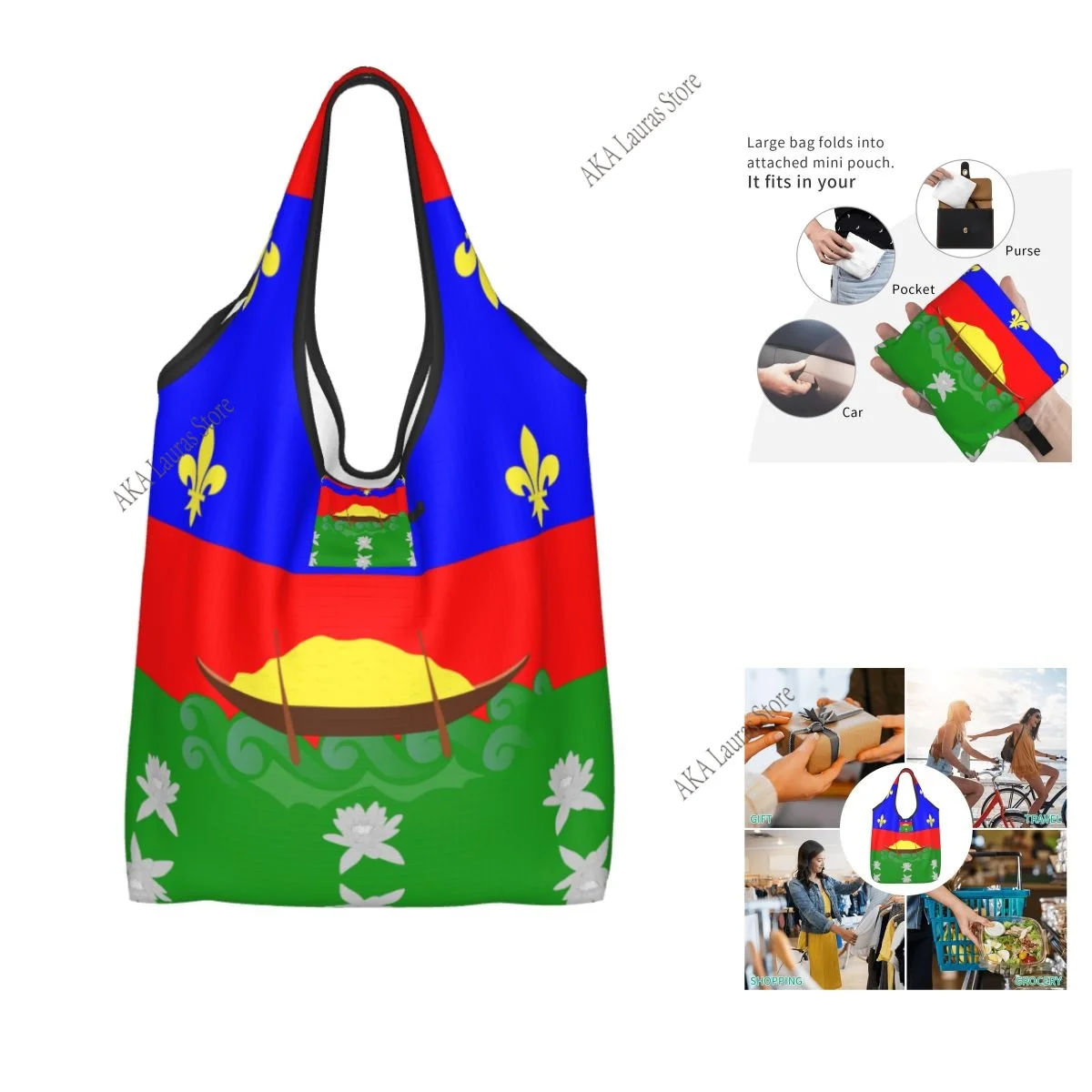 Сумки для покупок, женские портативные сумки-тоут с флагом Французской Гуины, большая вместительная сумка для покупок для продуктов
Сумки для покупок, женские портативные сумки-тоут с флагом Французской Гуины, большая вместительная сумка для покупок для продуктов