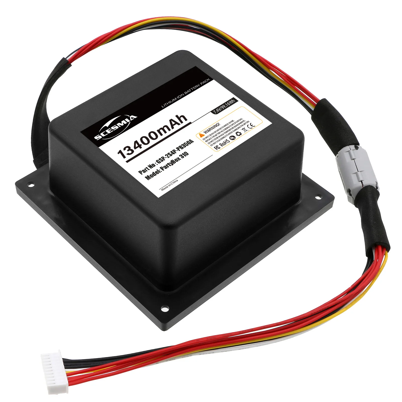 Speaker Battery 13400mAh GSP-2S4P-PB350A GSP-2S4P-PB350B for JBL PartyBox 310
Speaker Battery 13400mAh GSP-2S4P-PB350A GSP-2S4P-PB350B for JBL PartyBox 310