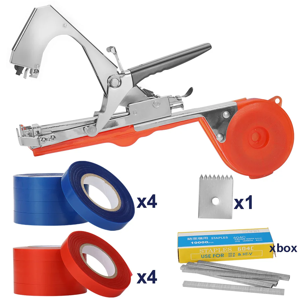 Tying Machine Plant Garden Plant Tapetool Tapener +8 Rolls Tape Set for Vegetable Tomato Plant with Home Garden
Tying Machine Plant Garden Plant Tapetool Tapener +8 Rolls Tape Set for Vegetable Tomato Plant with Home Garden