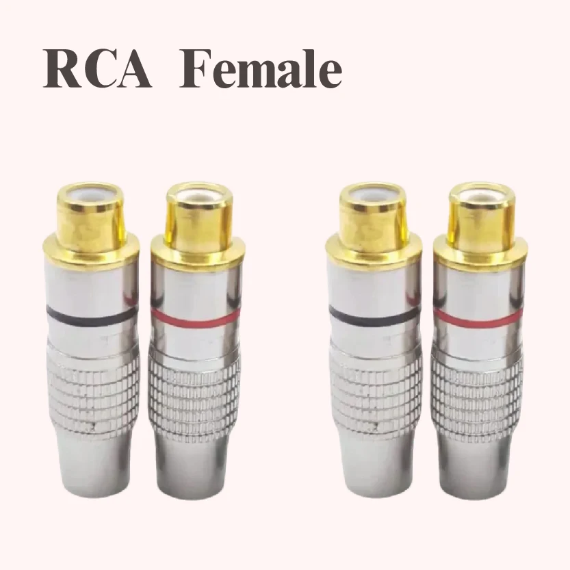 Gold RCA Female Jack Solder Audio Video Adapter Connector for Coaxial Cable
Gold RCA Female Jack Solder Audio Video Adapter Connector for Coaxial Cable