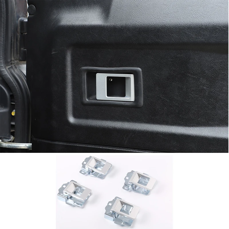 Для 2004-2018 Land Rover Defender 90 110 130 алюминиевый сплав, внутренняя дверная ручка автомобиля, серебристая замена, автоаксессуары 
Для 2004-2018 Land Rover Defender 90 110 130 алюминиевый сплав, внутренняя дверная ручка автомобиля, серебристая замена, автоаксессуары