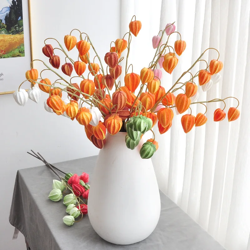 5Pcs Artificial 6head PU Lantern Fruit Fake Flowers for Home Living Room Decoration Wedding Table Floral Arrangement Photo Props
5Pcs Artificial 6head PU Lantern Fruit Fake Flowers for Home Living Room Decoration Wedding Table Floral Arrangement Photo Props