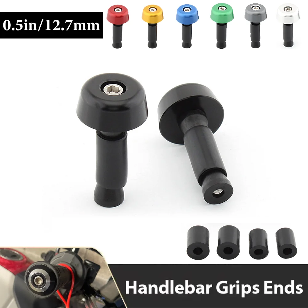 Universal Motorcycle 0.5“/12.7MM Handlebar Hand Grips Handle Bar End Cap for BMW for Benelli for Kawasaki For Honda For Ducati
Universal Motorcycle 0.5“/12.7MM Handlebar Hand Grips Handle Bar End Cap for BMW for Benelli for Kawasaki For Honda For Ducati