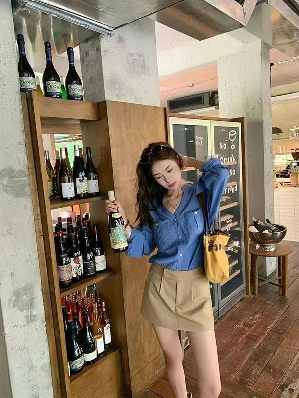 plus Size 300 Pounds Korean Style Sun Protection V Neck Long Sleeve Shirt Women Spring Summer Thin Feeling Top Casual Style L...
plus Size 300 Pounds Korean Style Sun Protection V Neck Long Sleeve Shirt Women Spring Summer Thin Feeling Top Casual Style L...