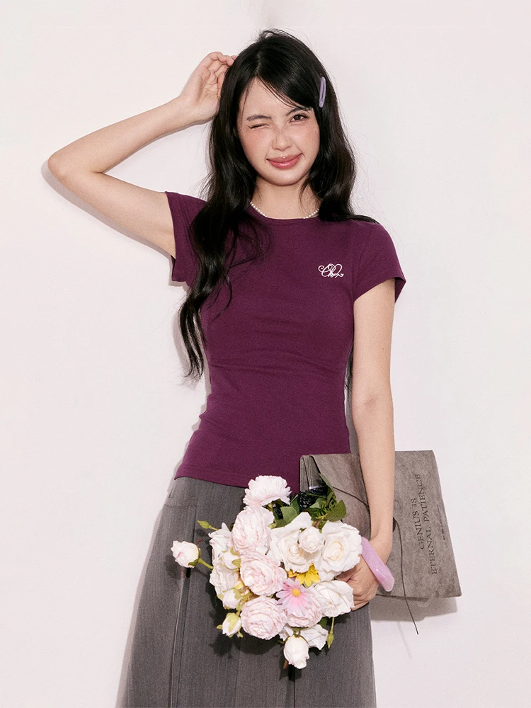 Cr Kitten ort Sve Embroidered Logo Slim Fit Summer T-irt Women's Faion oulder Length Cotton Blend Stretchy Tee
Cr Kitten ort Sve Embroidered Logo Slim Fit Summer T-irt Women's Faion oulder Length Cotton Blend Stretchy Tee