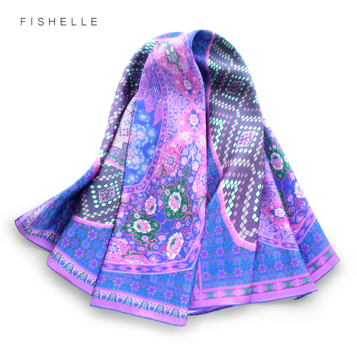 Exquisite Prints 100% Natural Silk Scarf Women Bandana Wrap Shawl Twill 14MM Hijab Square Kerchief 90cm Luxury Gift
Exquisite Prints 100% Natural Silk Scarf Women Bandana Wrap Shawl Twill 14MM Hijab Square Kerchief 90cm Luxury Gift