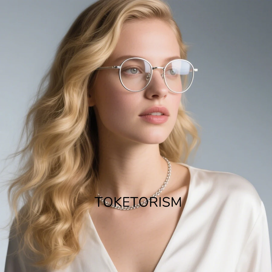 Toketorism Vintage Women's Round Eyeglasses Custom Myopia Reading Prescription Glasses Progressive Lenses
Toketorism Vintage Women's Round Eyeglasses Custom Myopia Reading Prescription Glasses Progressive Lenses