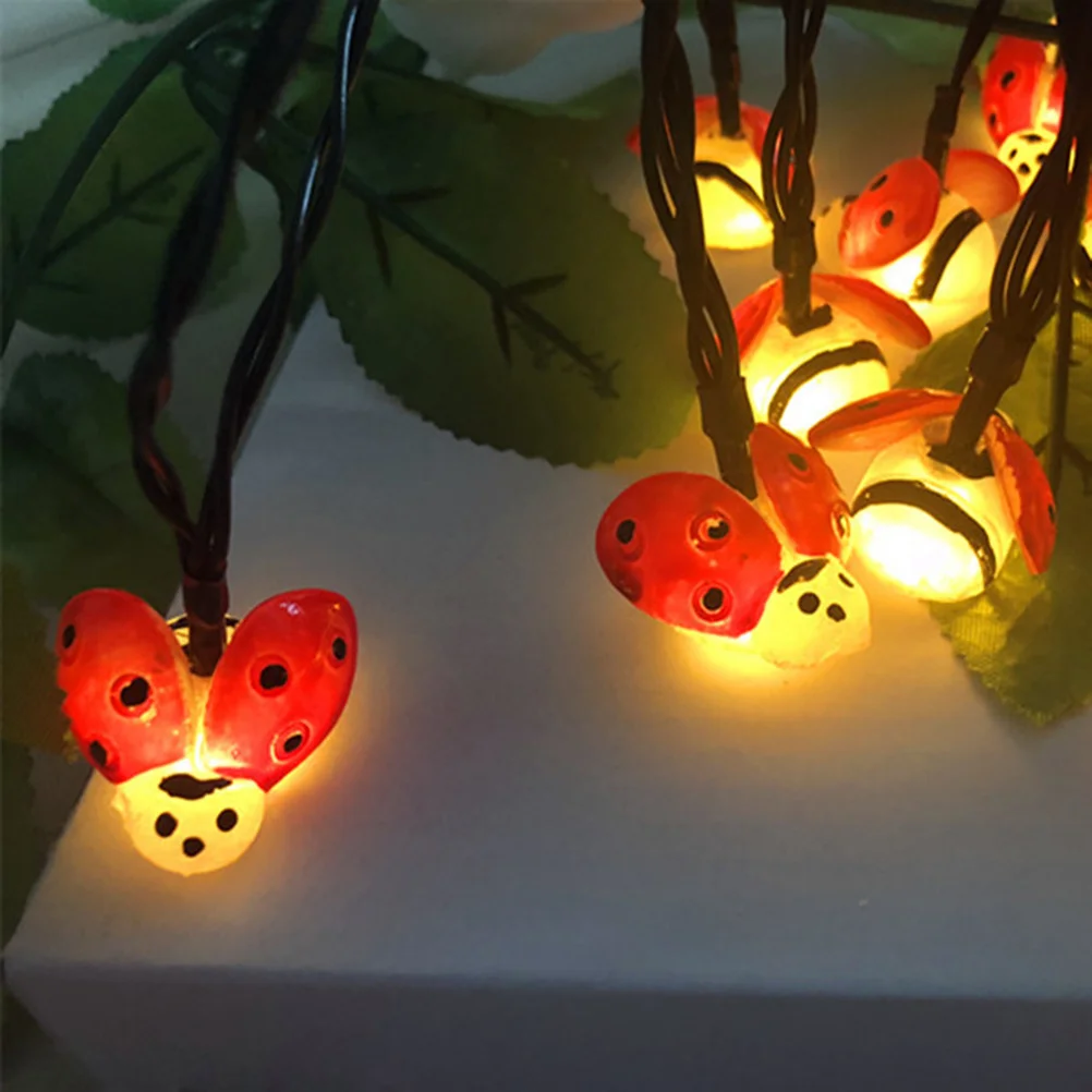 5M 20 Ladybug String Lights Waterproof Solar Fairy Lights For Outdoor Garden Party Holiday Decoration Patio Lighting
5M 20 Ladybug String Lights Waterproof Solar Fairy Lights For Outdoor Garden Party Holiday Decoration Patio Lighting