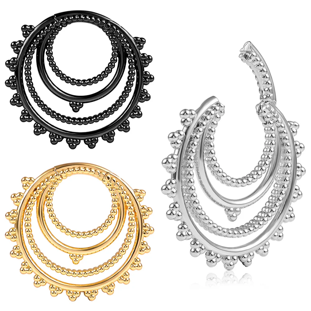 Vanku 2PCS Cool Beads Ear Hanger Gauges for Stretched Earlobe 6mm Stainless Steel Weights Expander Piercing Earring Body Jewelry
Vanku 2PCS Cool Beads Ear Hanger Gauges for Stretched Earlobe 6mm Stainless Steel Weights Expander Piercing Earring Body Jewelry
