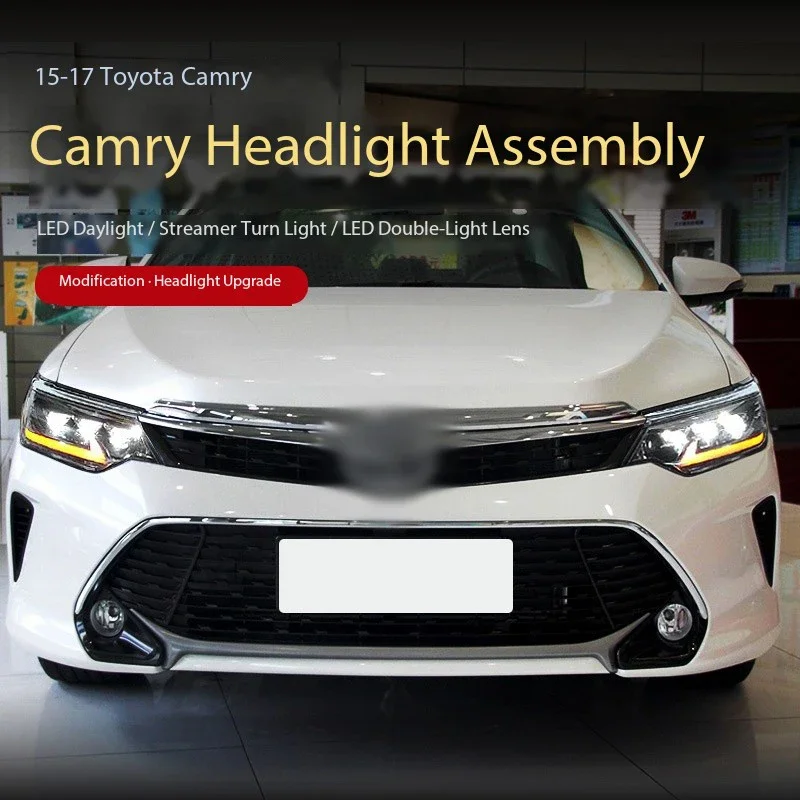 Car Headlamp Headlights Modified Head Lamp Head light LED Daytime Running Lights For Toyota Camry 2015-2017
Car Headlamp Headlights Modified Head Lamp Head light LED Daytime Running Lights For Toyota Camry 2015-2017
