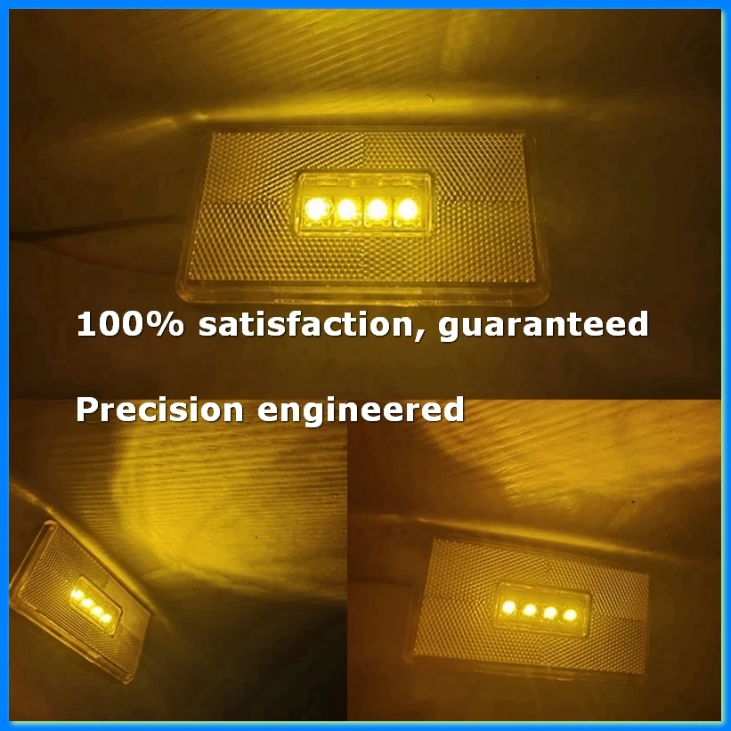 2Pcs 24V Truck 4LED Side Marker Light 2052119 for 5 6 Series P R Cabs G S Series Truck Amber Indicator LED Lamp-A68X
2Pcs 24V Truck 4LED Side Marker Light 2052119 for 5 6 Series P R Cabs G S Series Truck Amber Indicator LED Lamp-A68X