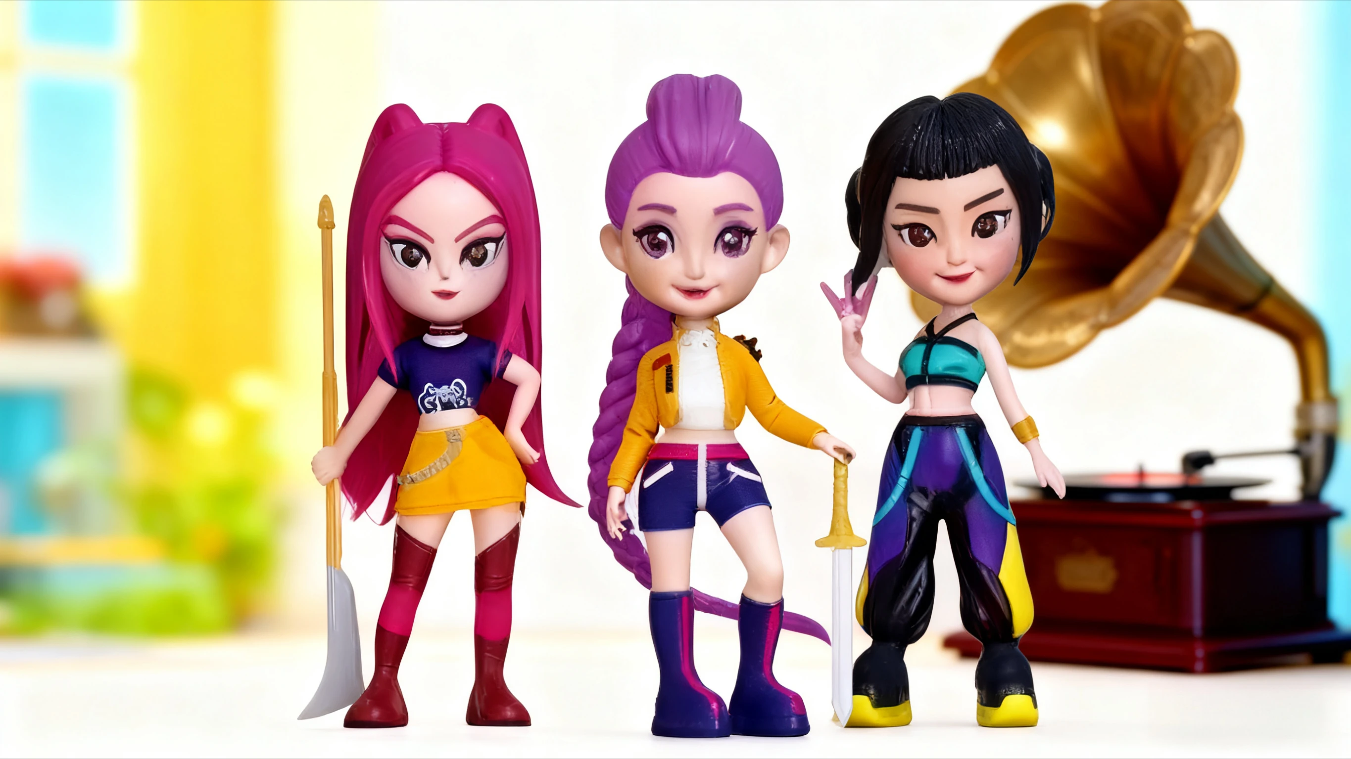 Аниме KPop Devil Hunter Doll, виниловая игрушка Rumi Mila Zoe, виниловая маска, глухая коробка, украшение, игрушка, Рождественский подарок
Аниме KPop Devil Hunter Doll, виниловая игрушка Rumi Mila Zoe, виниловая маска, глухая коробка, украшение, игрушка, Рождественский подарок