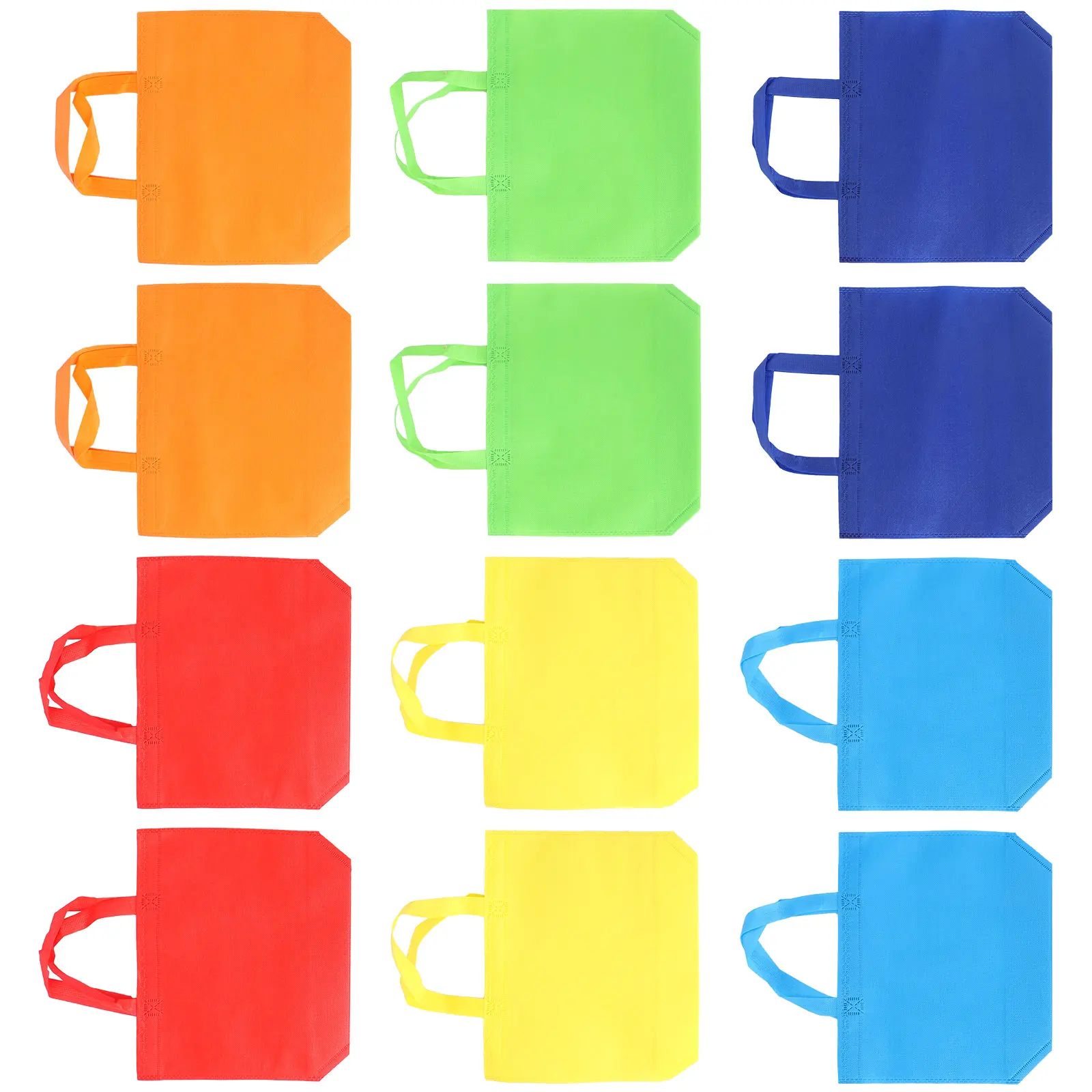 12 Pcs Woven Tote Reusable Fabric Shopping Party Favors Bags Storage Bag Household Non Woven Shopping Bags Storage Tools
12 Pcs Woven Tote Reusable Fabric Shopping Party Favors Bags Storage Bag Household Non Woven Shopping Bags Storage Tools