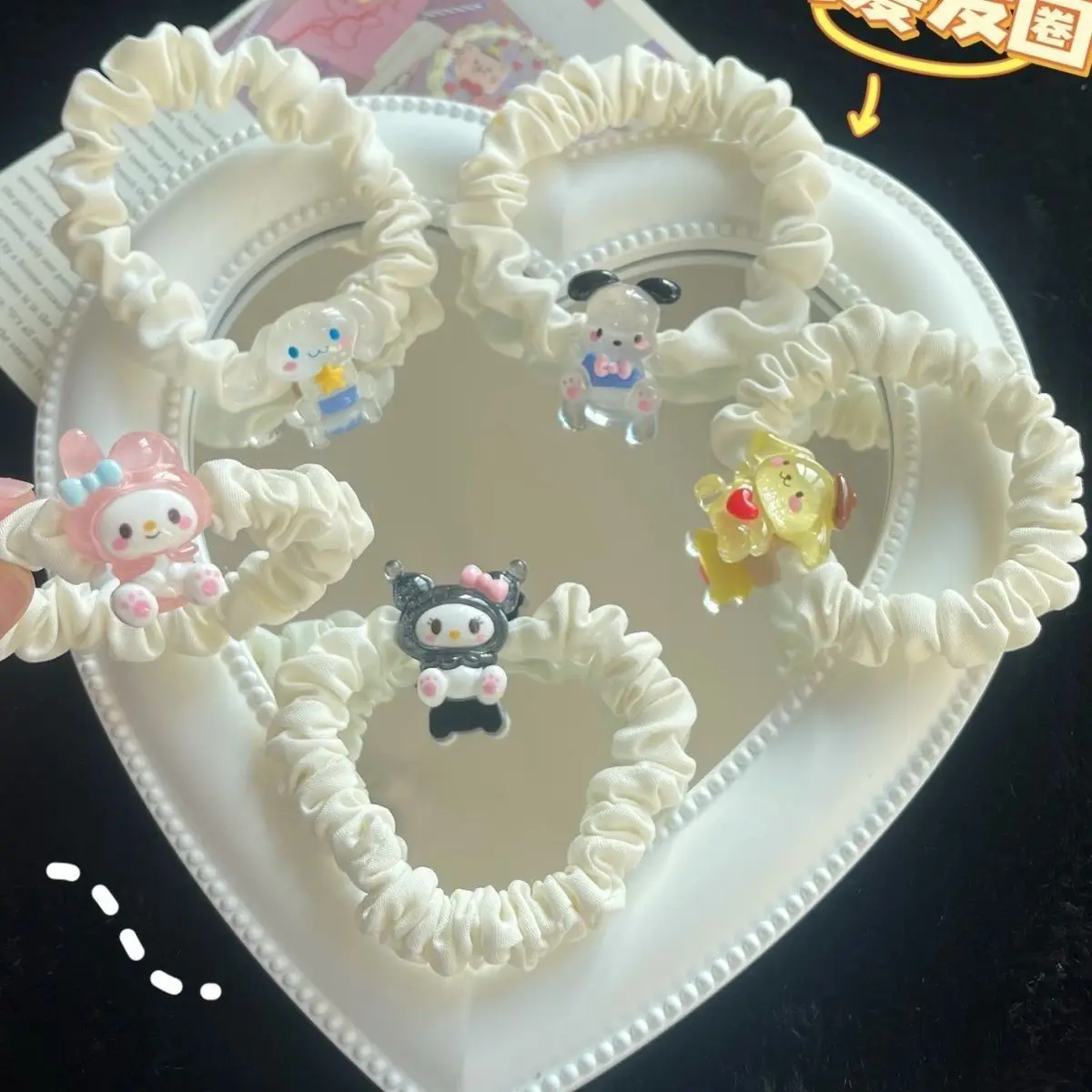 5pcsfor Kulomi Jelly transparent scrunchie Lovely student Kulome Sweet hair rope large bowel scrunchie headdress
5pcsfor Kulomi Jelly transparent scrunchie Lovely student Kulome Sweet hair rope large bowel scrunchie headdress