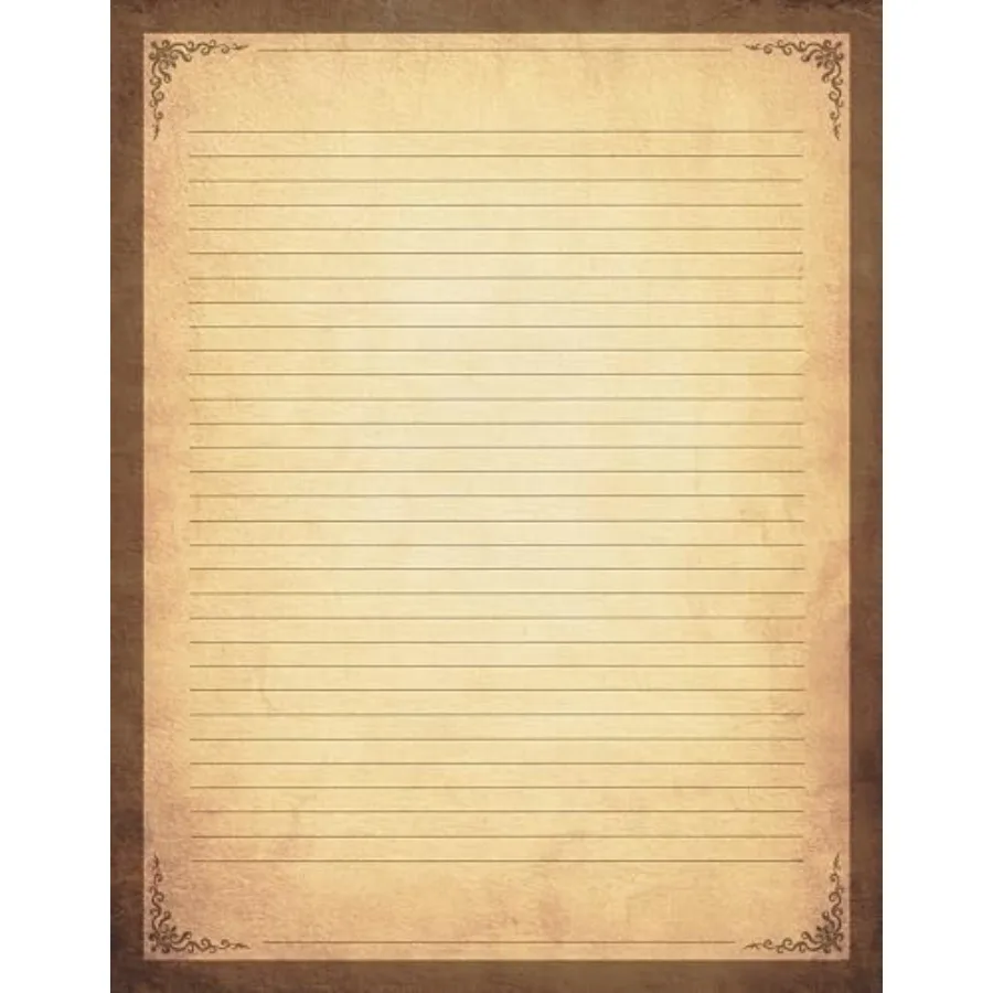 Lined Letterhead Stationery Paper 8.5" x 11" Decorative Writing Paper 28lb Bond 105gsm for Handwritten Notes, Letters, Invitati
Lined Letterhead Stationery Paper 8.5" x 11" Decorative Writing Paper 28lb Bond 105gsm for Handwritten Notes, Letters, Invitati