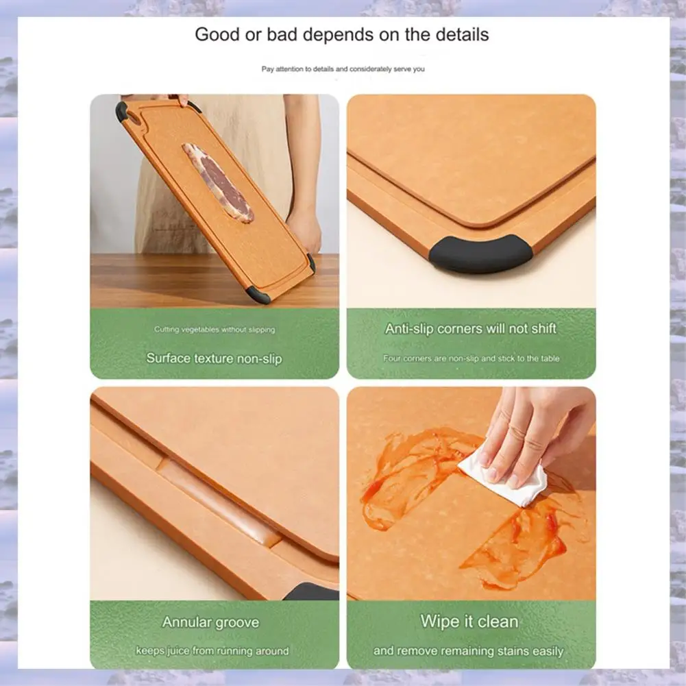 Cutting Board For Kitchen- Natural Wood Fiber Composite, Dishwasher Safe, Eco-Friendly, Juice Grooves, Non-Slip Feet B Durable
Cutting Board For Kitchen- Natural Wood Fiber Composite, Dishwasher Safe, Eco-Friendly, Juice Grooves, Non-Slip Feet B Durable